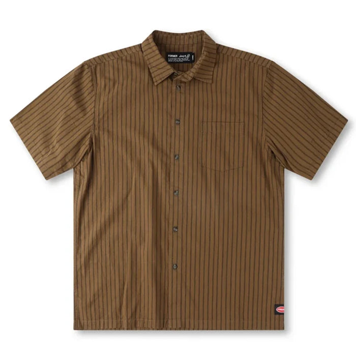 Former  - Reynolds Stripe SS Shirt (Bark)