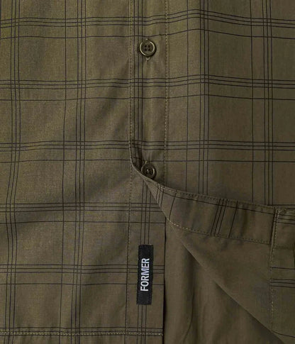 Former - Windowpane SS Shirt (Olive)