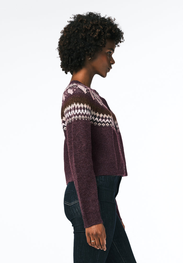 Buffalo Women Sweaters Red Knit Sweaters Button-Up