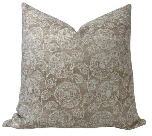 Freedia Pillow Cover in Dune, Susan Connor Textiles