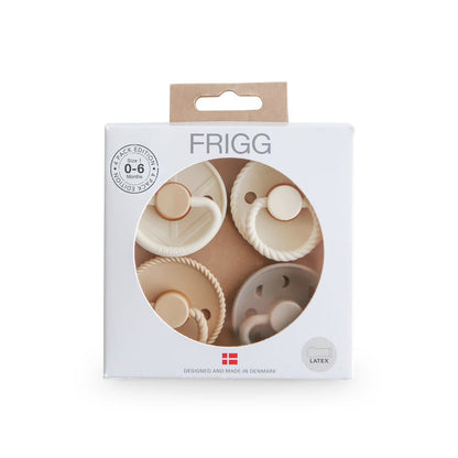 FRIGG - Pacifier -Crystal Sparkle - Size 1 (4 Pack) - Mabel & Fox