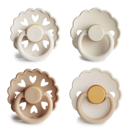 FRIGG - Pacifier 4 Pack - Snowflake Dream - Mabel & Fox