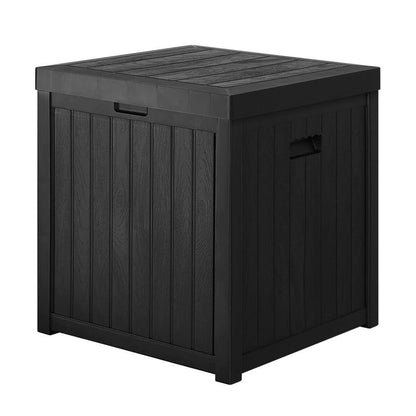 Gardeon Outdoor Storage Box 195L Bench Seat Garden Deck Toy Tool Sheds -Home Living Store - -