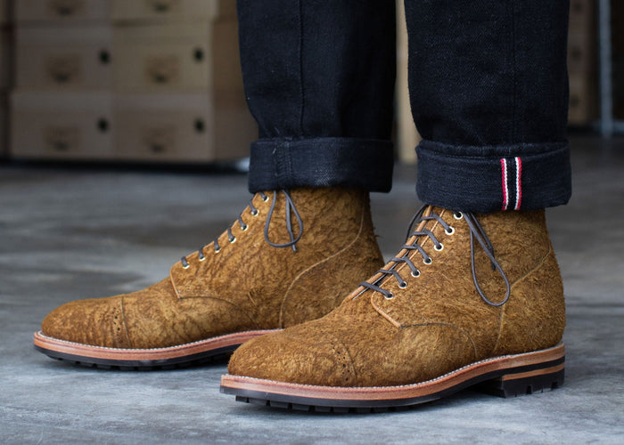 Garrison Boot Bronze Rough Suede