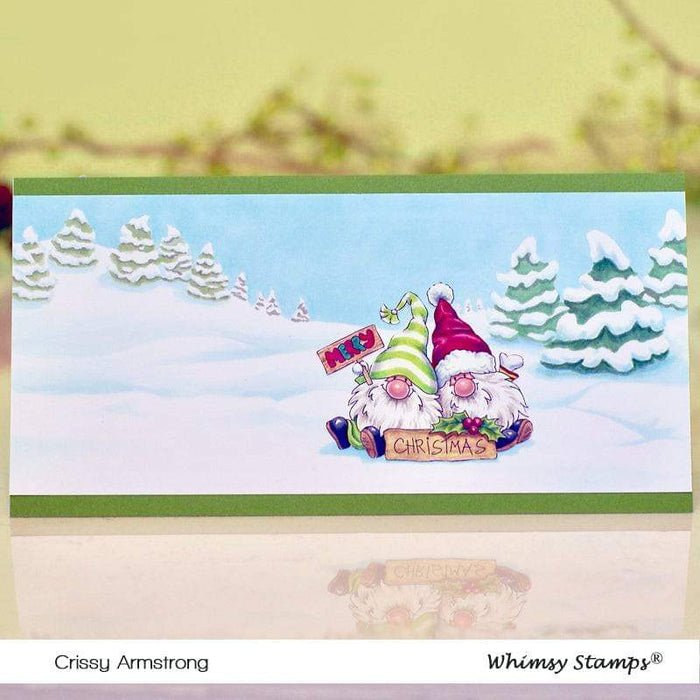 Gnome for Christmas Clear Stamps - Whimsy Stamps