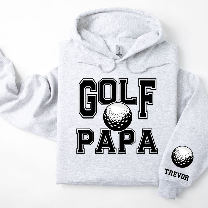 Golf Personalized Hoodie Sweatshirt for Mom, Dad or Family Supporters
