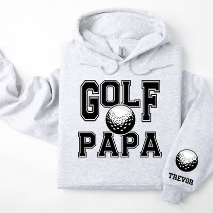 Golf Personalized Hoodie Sweatshirt for Mom, Dad or Family Supporters