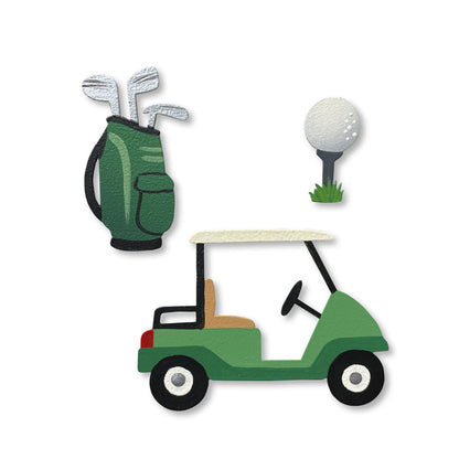 Golfing Magnets S/3