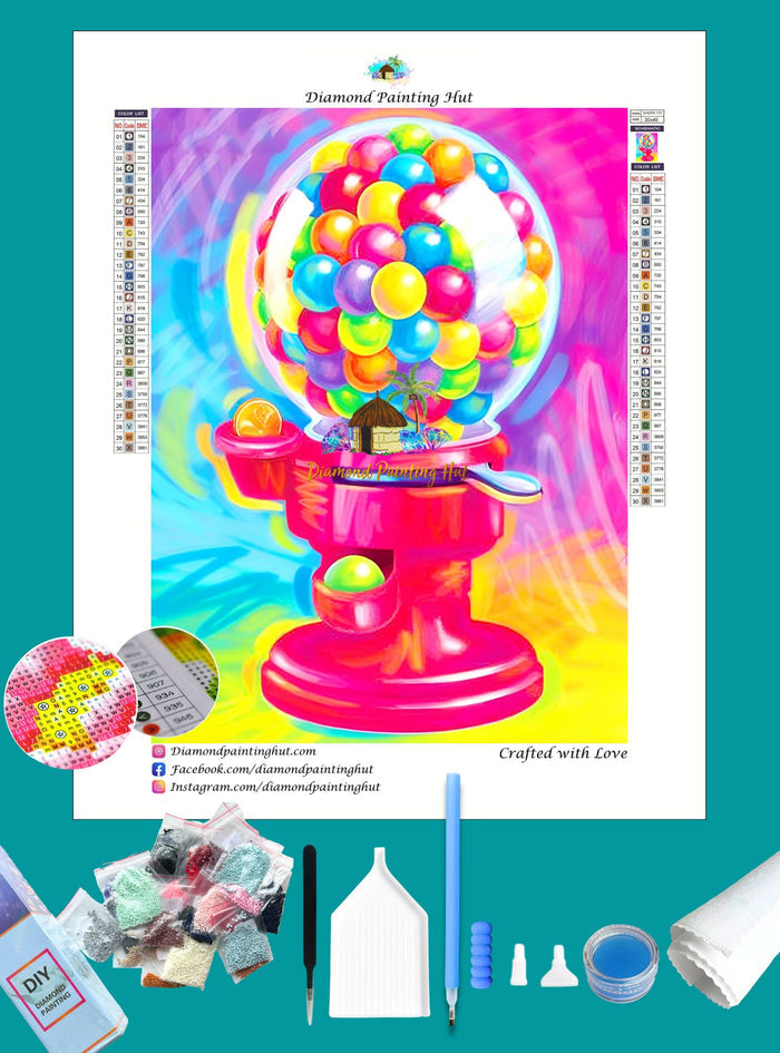 Gumball Machine Diamond Painting