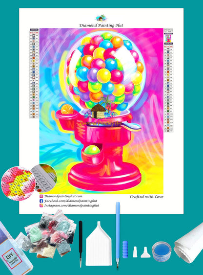 Gumball Machine Diamond Painting