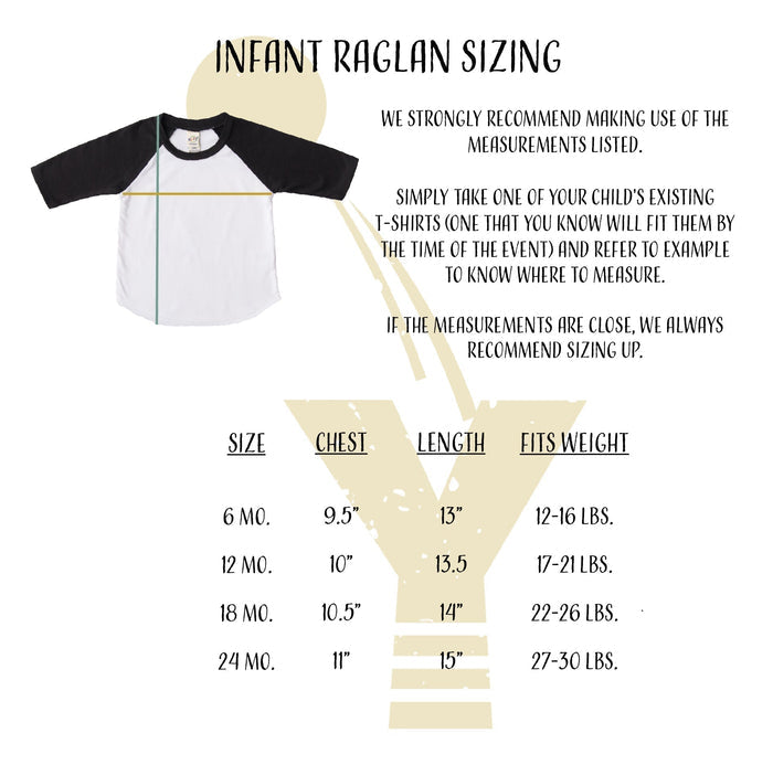 "Halfway Around the Sun" 1/2 Birthday Personalized Raglan