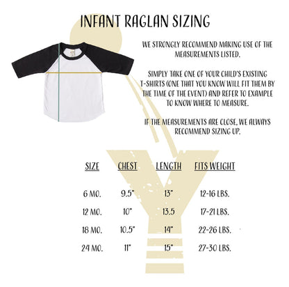 "Halfway Around the Sun" 1/2 Birthday Personalized Raglan