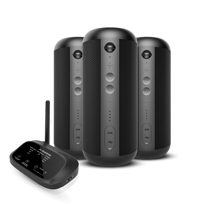Harmony 2 Multi-Room Wireless Speaker System for Home & Events, synchronized audio across multiple speakers for TV, music, and announcements.