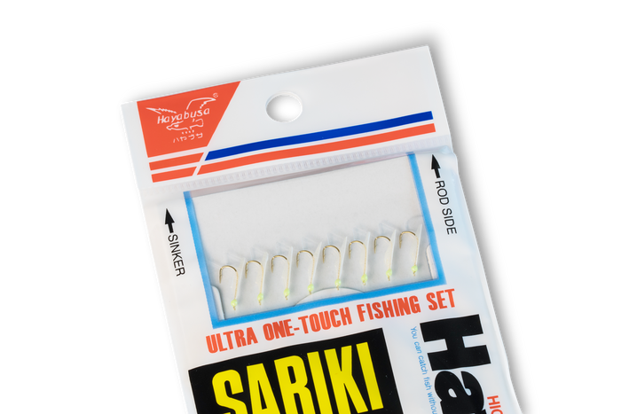 Hayabusa S-602E-4 Hage-Kawa Sabiki Rig {10 Pack BUNDLE}