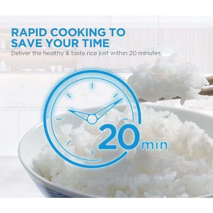 Healthy Low Carb 12-hour keep warm Fast cook Rice Cooker -Home Living Store - -