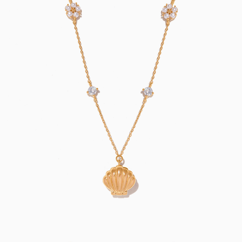Hidden Pearl Shell Necklace
