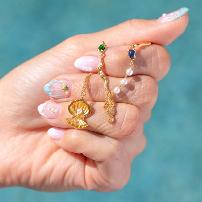 Hidden Pearl Shell Necklace