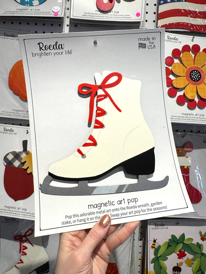 Ice Skate Magnetic Art Pop