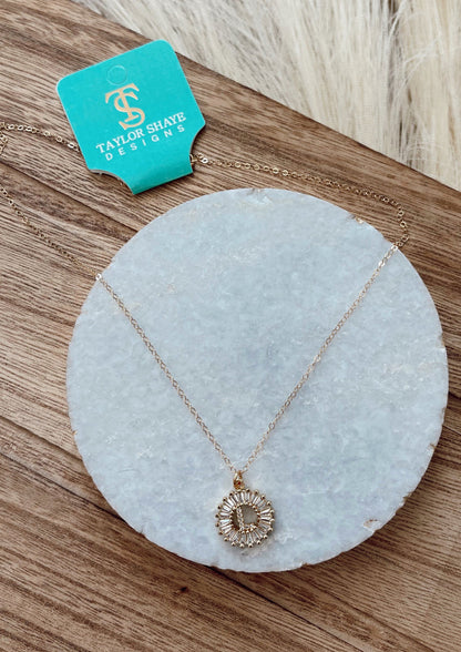 Initial Gold Filled Necklace