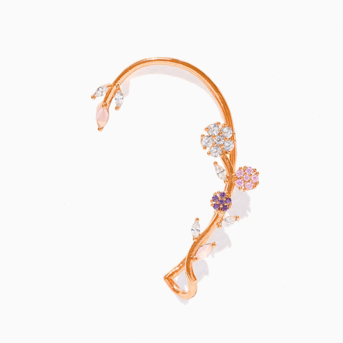 Island Bloom Crawler Ear Cuff