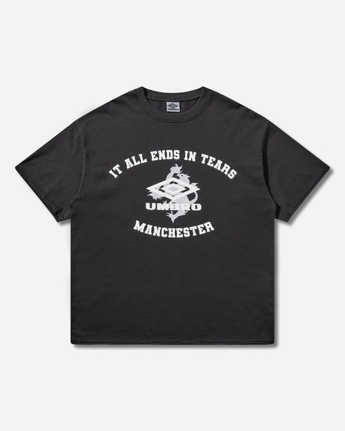 Umbro It All Ends In Tears T Shirt Washed Black T-Shirts Top UBMW0667JY184 BLK0020