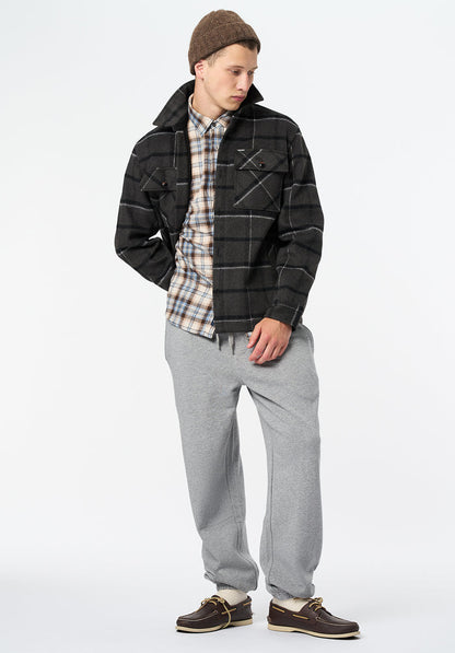 Buffalo Men Jackets Black Woven Casual Jackets Regular Fit Side Pockets