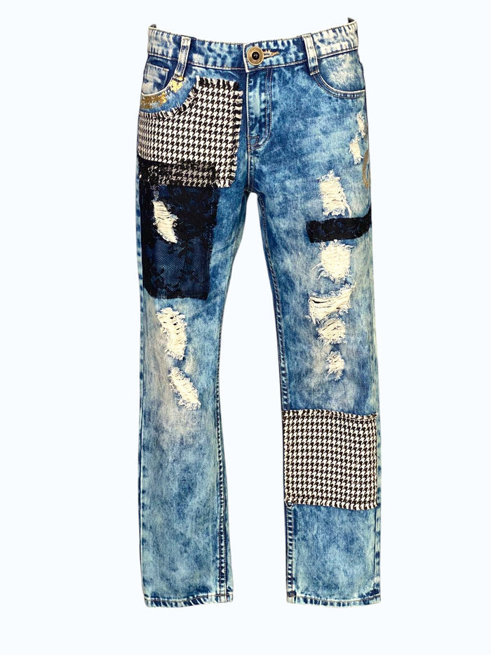 jeans Desigual con toppe