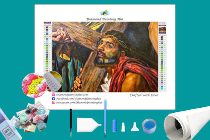 Jesus Carrying the Cross Diamond Painting