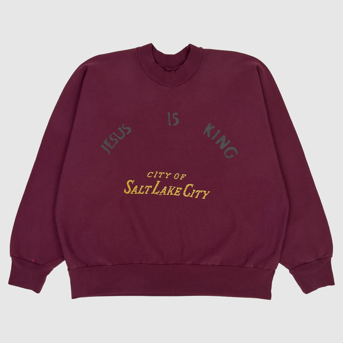 Jesus Is King 2019 Unreleased Sunday Service Salt Lake City Crewneck