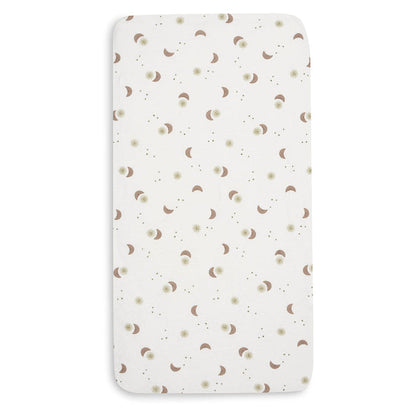 Jollein - Fitted Sheet Jersey 70/75x140/150cm - Over the Moon