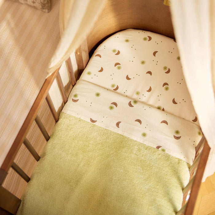 Jollein - Fitted Sheet Jersey 70/75x140/150cm - Over the Moon