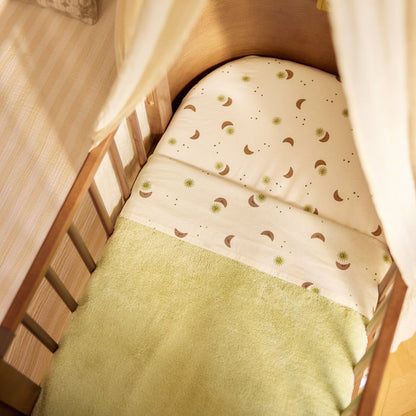 Jollein - Fitted Sheet Jersey 70/75x140/150cm - Over the Moon