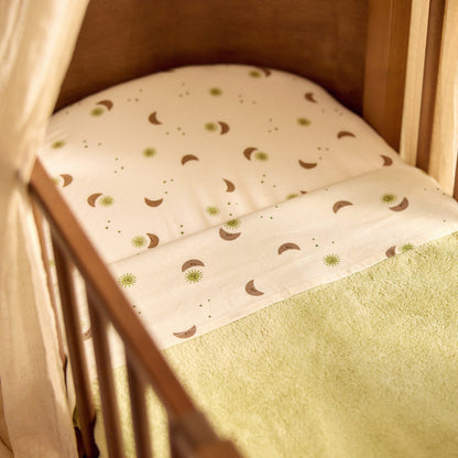 Jollein - Fitted Sheet Jersey 70/75x140/150cm - Over the Moon