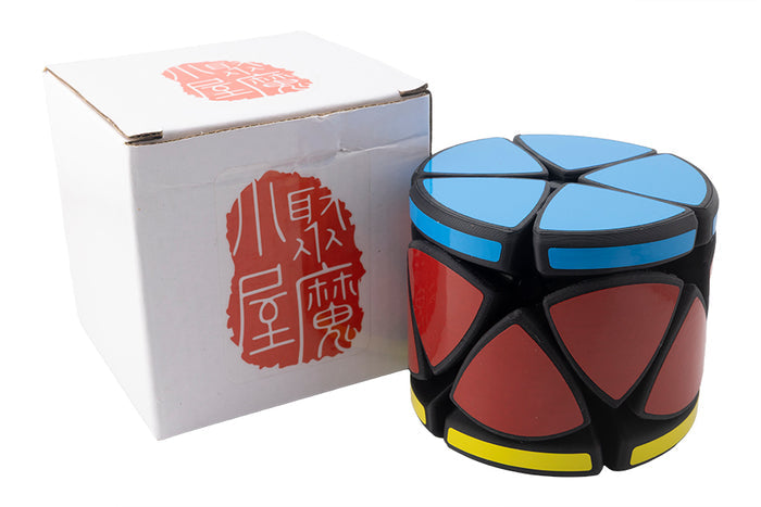 Junior Megaminx Barrel (Blue-Red-Yellow) - Black
