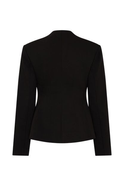 Katherine Suiting Structured Blazer - Black