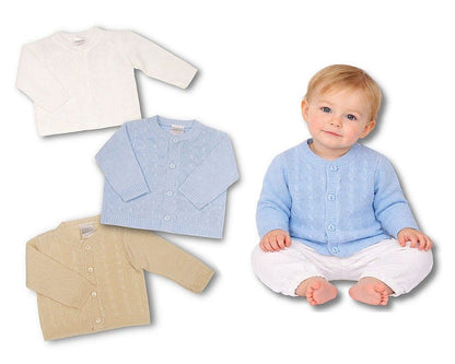 Knitted Baby Boys Cardigan - (PK6) (9-24m) BW-10-1001_24