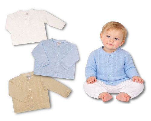 Knitted Baby Boys Cardigan - (PK6) (9-24m) BW-10-1001_24
