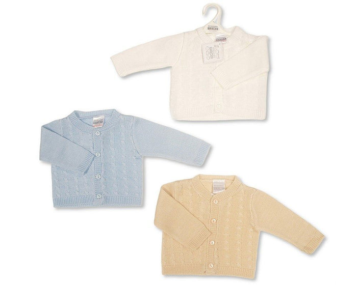 Knitted Baby Boys Cardigan - (PK6) (9-24m) BW-10-1001_24