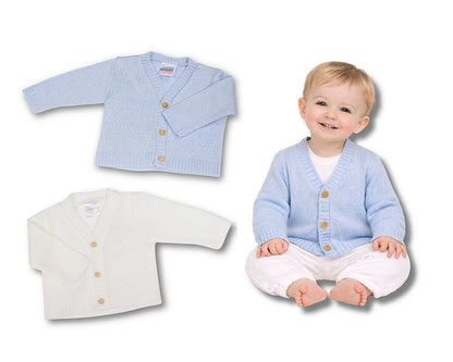 Knitted Baby Boys Cardigan - (PK6) (9-24m) BW-10-1002_24