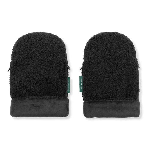 Kong Walther - Stroller Gloves - Black Teddy - Mabel & Fox