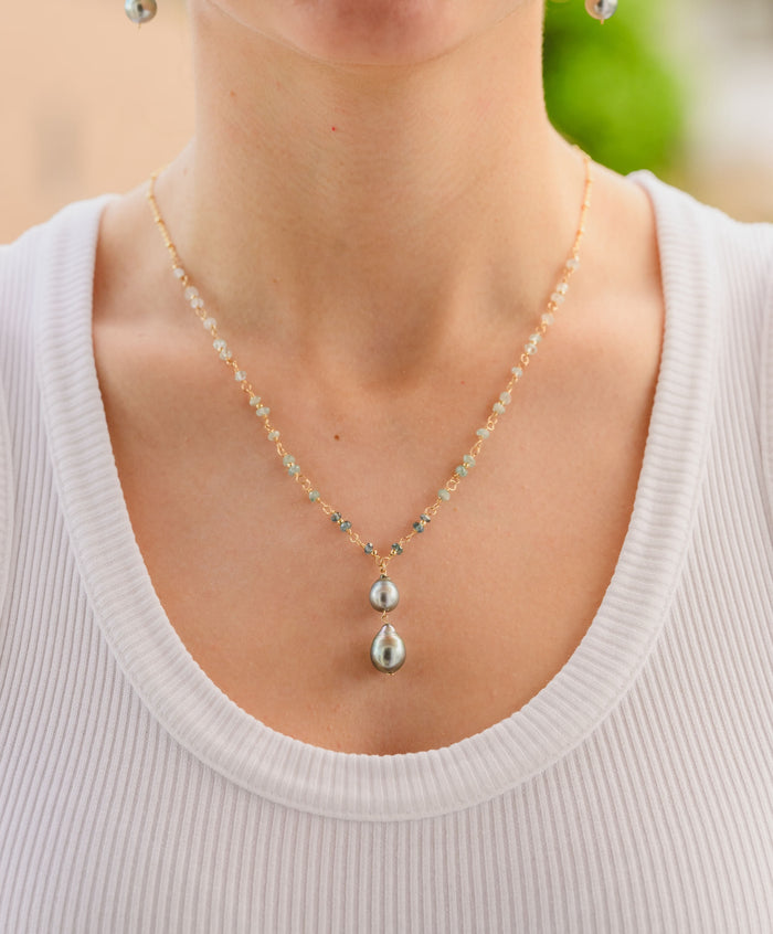Lanikai necklace - Mermaid Tahitian