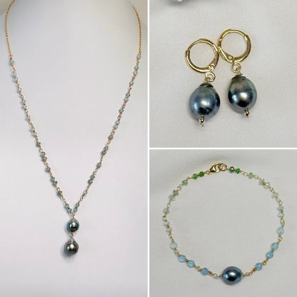 Lanikai necklace - Mermaid Tahitian