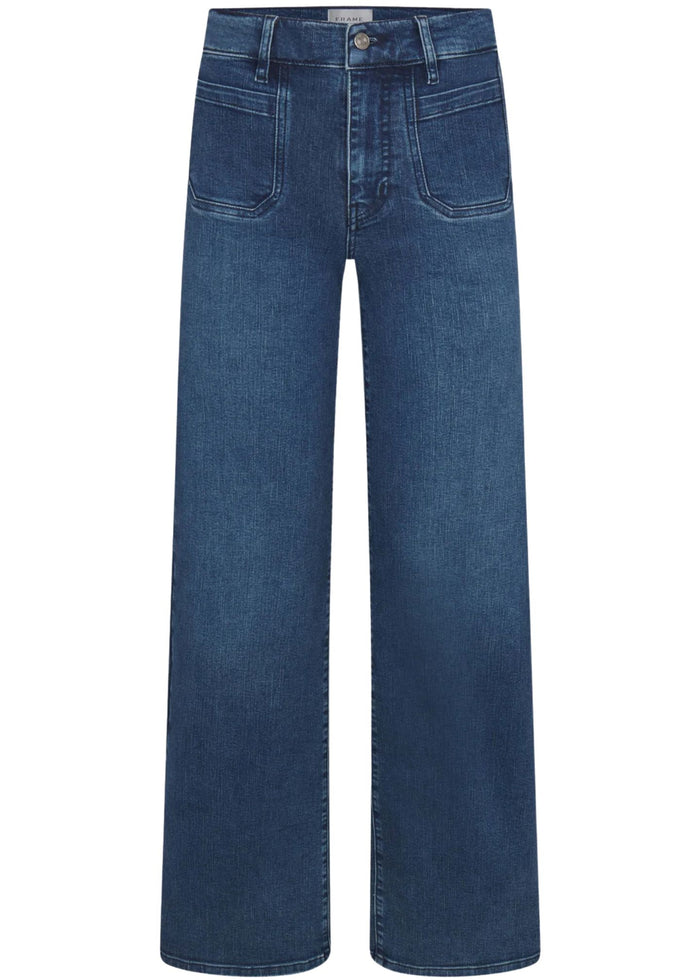 Le Slim Palazzo Modernist Pocket Jeans-Denim-Uniquities