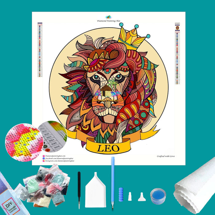 Leo Sign Diamond Painting