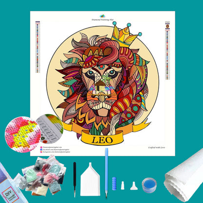 Leo Sign Diamond Painting