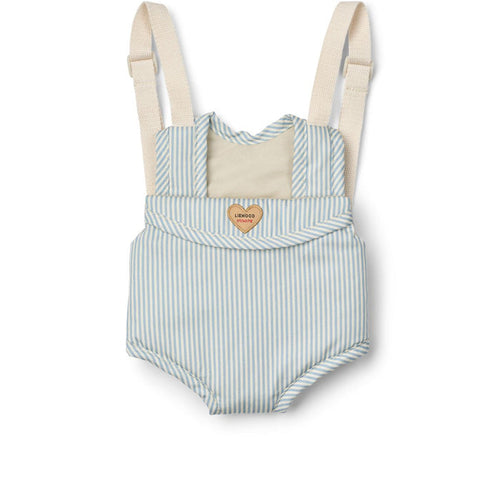 Liewood - Eleanor Doll Carrier - Y/D Stripe Beach Blue / Creme de la Creme