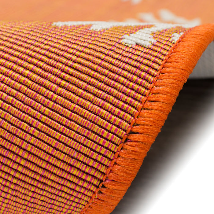 Liora Manne Esencia Coral Edge Indoor Outdoor Mat Sunset