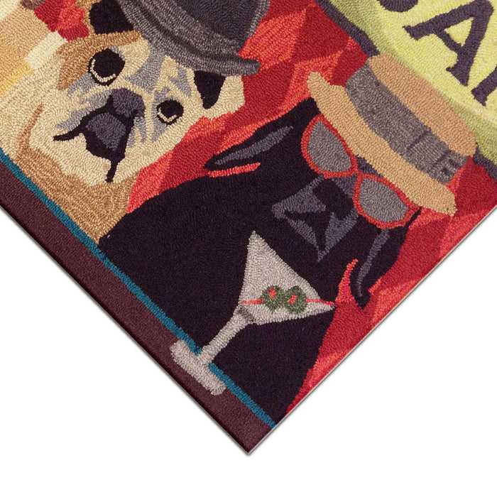 Liora Manne Frontporch Bar Patrol Indoor Outdoor Area Rug Port