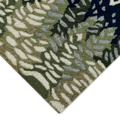 Liora Manne Frontporch Let It Snow Indoor Outdoor Area Rug Midnight