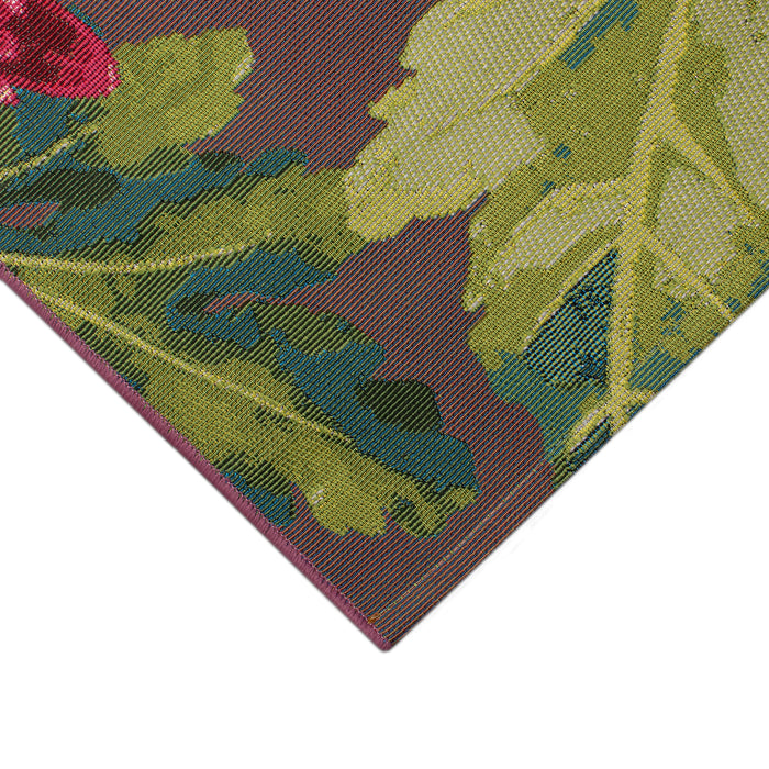 Liora Manne Marina Mum Indoor Outdoor Area Rug Fuchsia